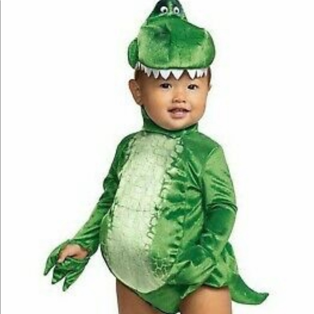 NWT Toy Story T REX Halloween Costume Infant Baby 0-6 M Dinosaur Disney